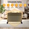 Edendirect 1500W Electric Tower Ceramic Heater, Black, Tip-Over Protection, Remote Control NCA1-4.5-PRO FABRIC B - alternate 4